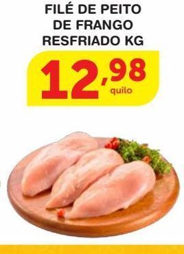 Roldão Filé de peito de frango resfriado kg oferta