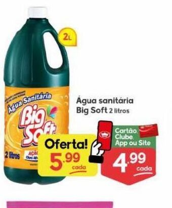 Água sanitária big soft 2l