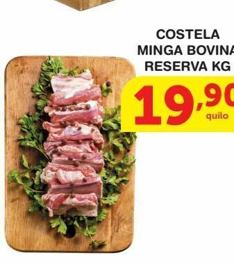 Roldão Costela minga bovina reserva kg oferta