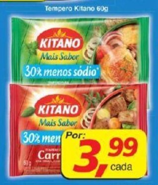Supermercados Guanabara Tempero Kitano 60g oferta