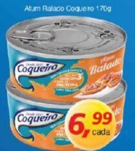 Supermercados Guanabara Atum Ralado Coqueiro 170g oferta