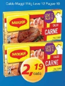 Supermercados Guanabara Caldo Maggi 114g leve 12 pague 10 oferta