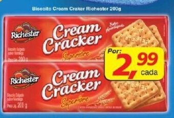 Biscoito Cream Cracker Richester 200g
