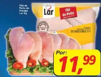 Supermercados Guanabara Filé de Peito de frango Lar 1kg oferta