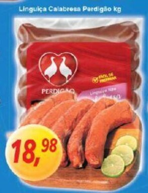 Supermercados Guanabara Linguiça Calabresa Perdigão 1kg oferta