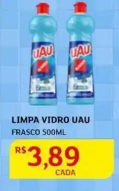 Assaí Atacadista Limpa Vidro Uau 500ml oferta