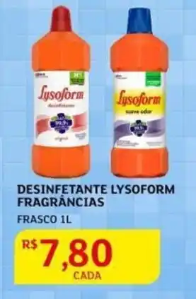 Assaí Atacadista Desinfetante Lysoform Fragrancias 1L oferta