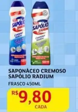 Saponáceo Cremoso Sapólio Radium 450ml