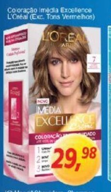 Supermercados Guanabara Coloração Imédia Excellence L'Oreal oferta