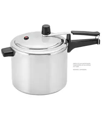 Freitas Varejo Panela de pressão classic polida de alumínio panelux 4,5l 0501001029 oferta
