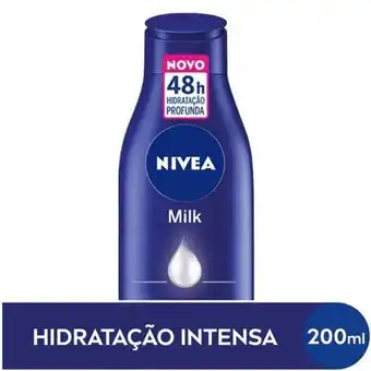 Cocipa Nivea loção hidratante milk pele seca a extrasseca 200ml oferta