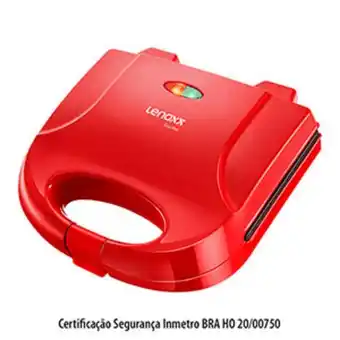 Preçolândia Sanduicheira e grill easy vermelha - lenoxx oferta