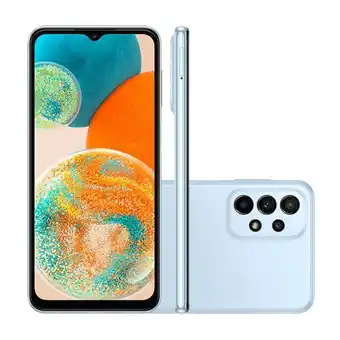 Fujioka Smartphone samsung galaxy a23 5g 128gb, 4gb ram, processador octa-core, câmera quádrupla traseira de 50+5+2+2mp, selfie de 8m oferta