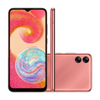 Fujioka Smartphone samsung galaxy a04e, 64gb, 3gb ram processador octa-core câmera dupla traseira de 13mp + 2mp, selfie 5mp modo retr oferta