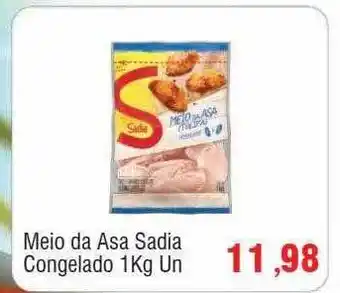 Meio da asa sadia congelado