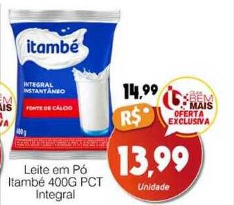 Supermercado Bem Barato Leite em pó itambé pct integral oferta