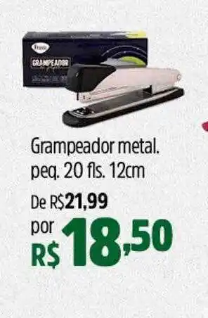 Supermercados Baklizi Grampeador metal. peq. 20 fls. 12cm oferta