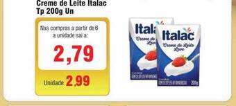 Spani Atacadista Creme de leite italac tp oferta