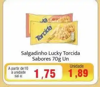 Salgadinho lucky torcida