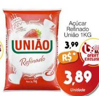 Supermercado Bem Barato Açúcar refinado união oferta