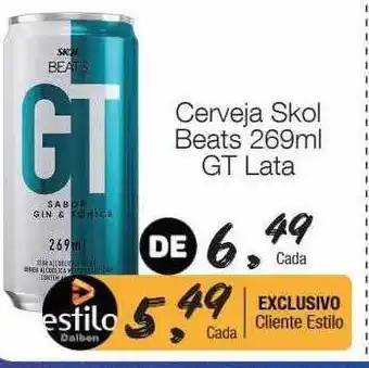 Supermercado Dalben Cerveja skol beats gt lata oferta
