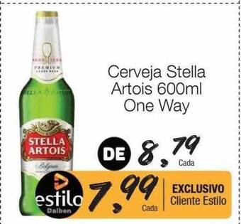 Supermercado Dalben Cerveja stella artois one way oferta