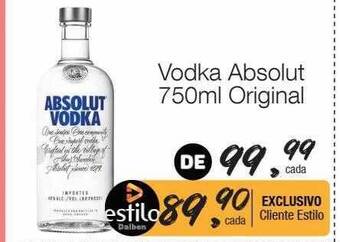 Supermercado Dalben Vodka absolut original oferta