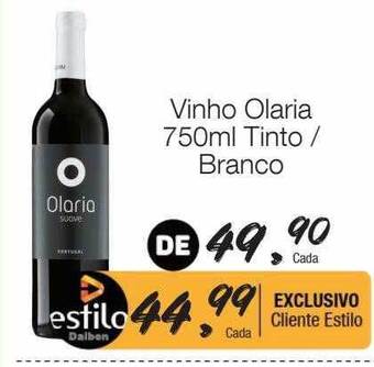 Supermercado Dalben Vinho olaria tinto branco oferta