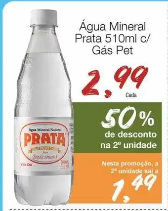 Supermercado Dalben Água mineral prata c gás oferta