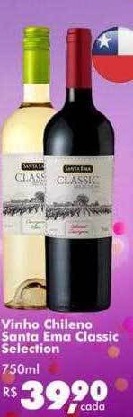Big Box Vinho chileno santa ema classic selection oferta