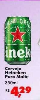 Cerveja heineken puro malte