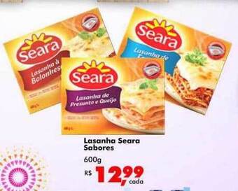 Big Box Lasanha seara sabores oferta