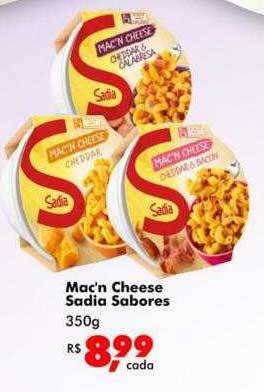 Big Box Mac'n cheese sadia sabores oferta