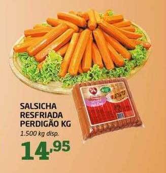 Cooper Salsicha resfriada perdigão kg oferta