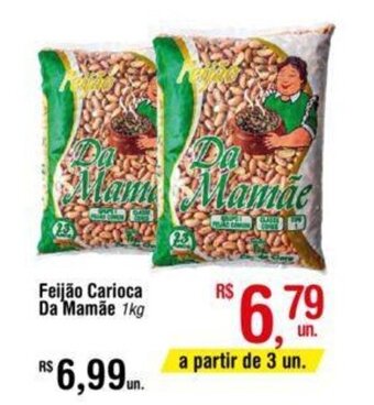 Fort Atacadista Feijão carioca Da Mamãe 1kg oferta