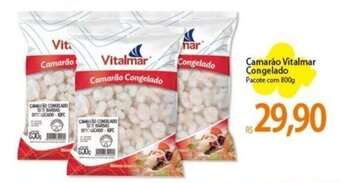 Atacadão Camarão Vitalmar Congelado 800g oferta