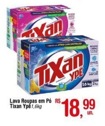 Fort Atacadista Lava roupas em pó Tixan Ypê 1.6kg oferta
