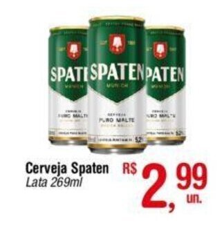 Fort Atacadista Cerveja Spaten 269ml oferta