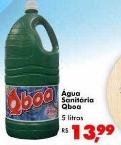 Big Box Água sanitária qboa oferta