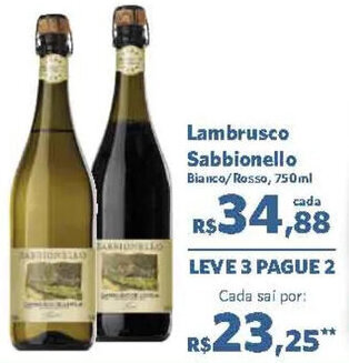 Lambrusco Sabbionello 750ml