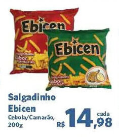 Sam's Club Salgadinho Ebicen 200g oferta
