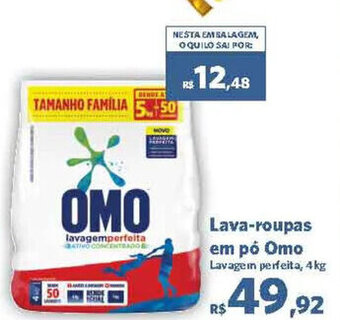 Sam's Club Lava roupas em pó Omo 4kg oferta