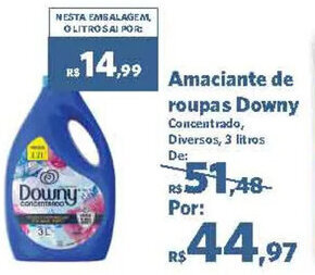 Sam's Club Amaciante de roupas Downy 3L oferta