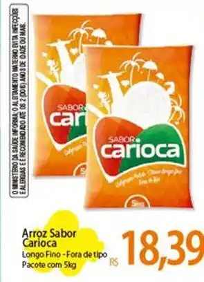 Atacadão Arroz Sabor Carioca 5kg oferta
