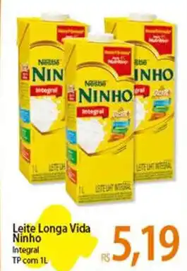 Atacadão Leite Longa Vida Ninho 1L oferta