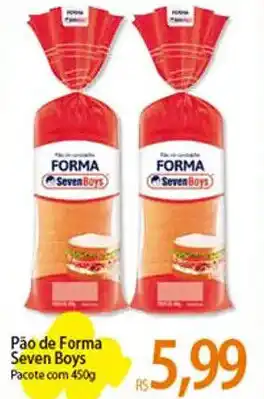 Atacadão Pão de Forma Seven Boys 450g oferta