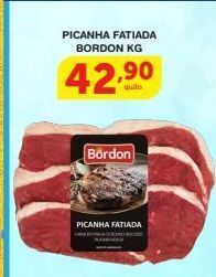 Roldão Picanha fatiada bordon kg oferta