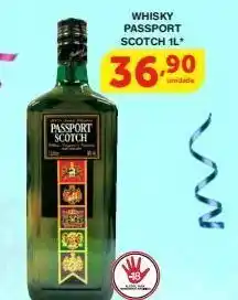 Roldão Whisky passport scotch 1l oferta