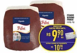 Mercantil Rodrigues Fígado friboi kg oferta