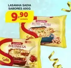 Roldão Lasanha sadia 600g oferta